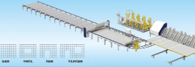  柔性钢筋网片焊接生产线 